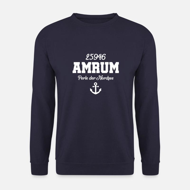 Amrum - 25946 - Nordsee Insel - Unisex Pullover - Navy