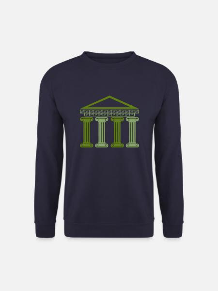Greek Ancient Building - Unisex Sweatshirt - navy