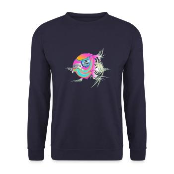 Eastcoastspreat - Unisex Sweatshirt - navy - Front - Alina (178cm) & Michal (187cm)