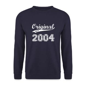 2004 - Unisex Pullover - Navy - Vorne - Alina (178cm) & Michal (187cm)