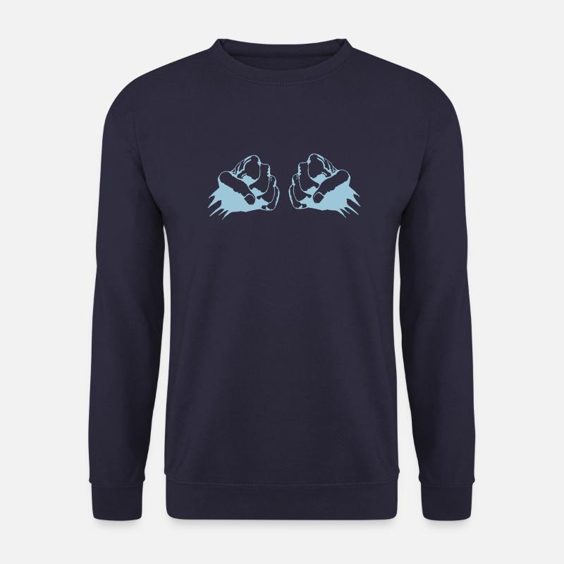 fist_ti_fist_a - Unisex Pullover - Navy
