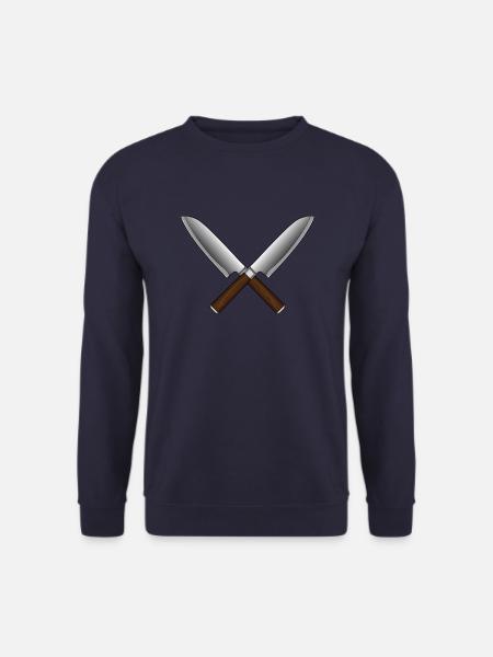 Gekreuzte Messer - Unisex Pullover - Navy