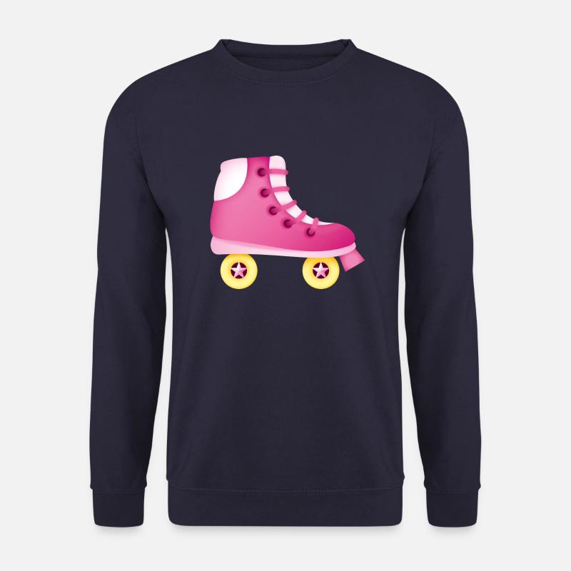 Smiley Roll Skate - Unisex Pullover - Navy