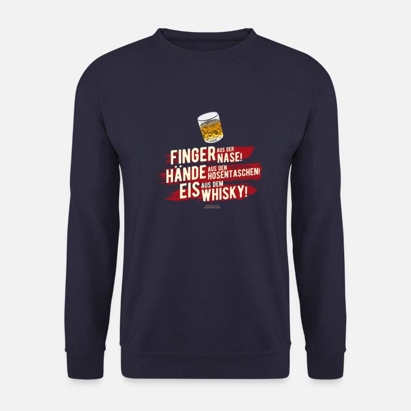 lustiger Spruch Whisky Knigge - Unisex Pullover - Navy