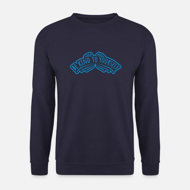 be kind to yourself - Unisex Pullover - Navy