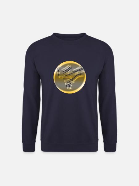 goldenes ornament - Unisex Pullover - Navy