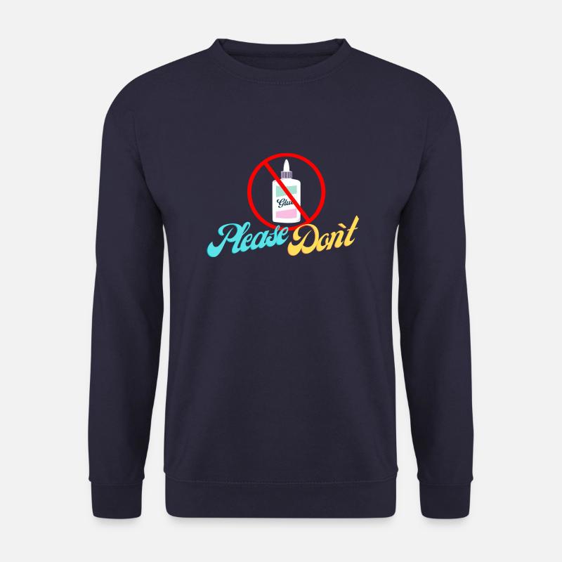 Sekundenkleber please don`t - Unisex Pullover - Navy