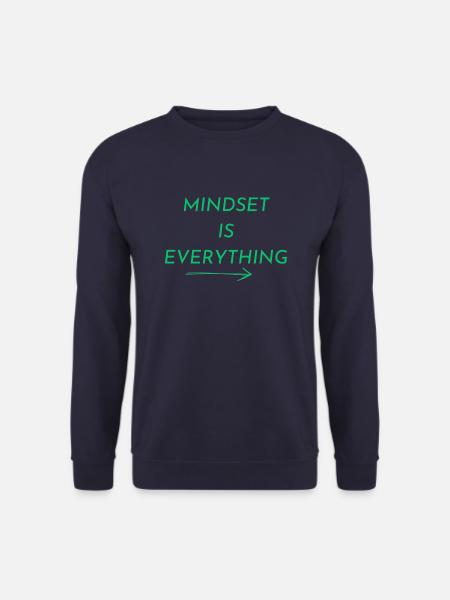 MINDSET IS EVERTHING - Unisex Pullover - Navy