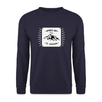 Après-Ski St. Johann - Sweat-shirt Unisexe - marine - Devant - Alina (178cm) & Michal (187cm)