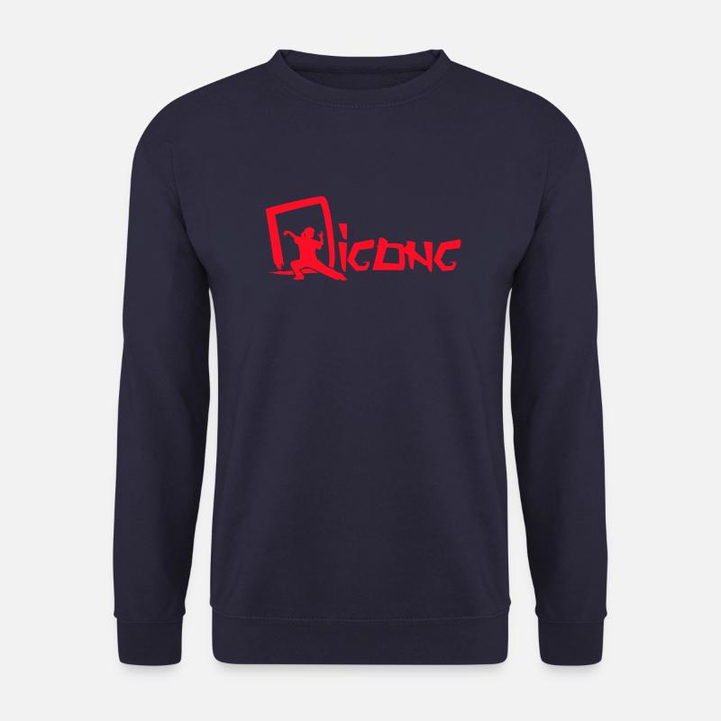 Qigong logo - Unisex Pullover - Navy