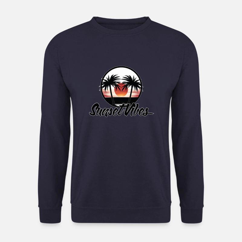Beach Sunset Vibes - Unisex Pullover - Navy