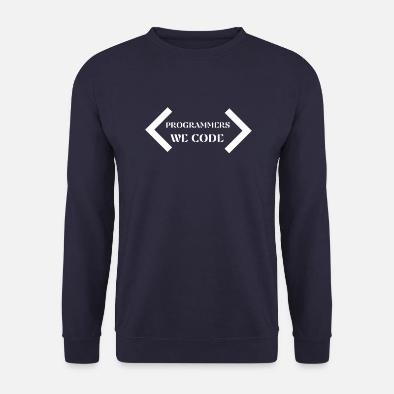 We Code T shirt - Unisex Pullover - Navy
