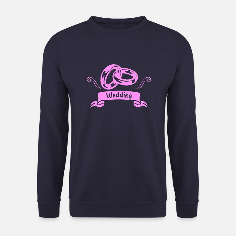 Wedding Rings Ring Wedding 1 - Unisex Sweatshirt - navy