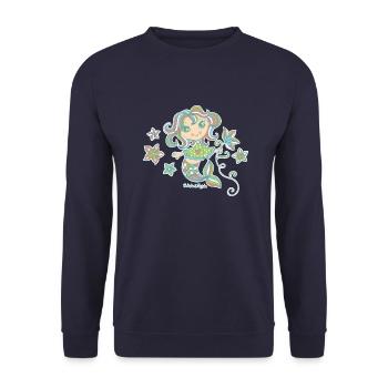 Petite Sirène - Sweat-shirt Unisexe - marine - Devant - Alina (178cm) & Michal (187cm)