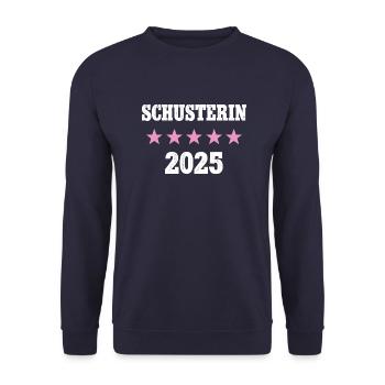 Schusterin 2025 Neuer Job Arbeit Ausbildung Lehre - Unisex Pullover - Navy - Vorne - Alina (178cm) & Michal (187cm)