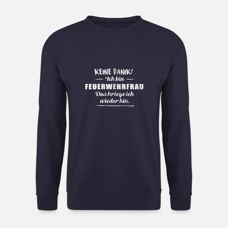 Feuerwehrfrau - Unisex Pullover - Navy