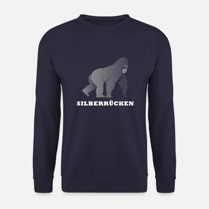 Silberrücken | Gorilla - Unisex Pullover - Navy
