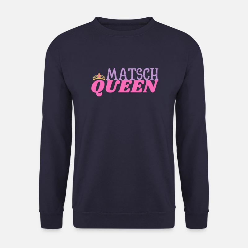 Muddy run shirt mud Matsch Laufshirt Queen Team - Unisex Pullover - Navy