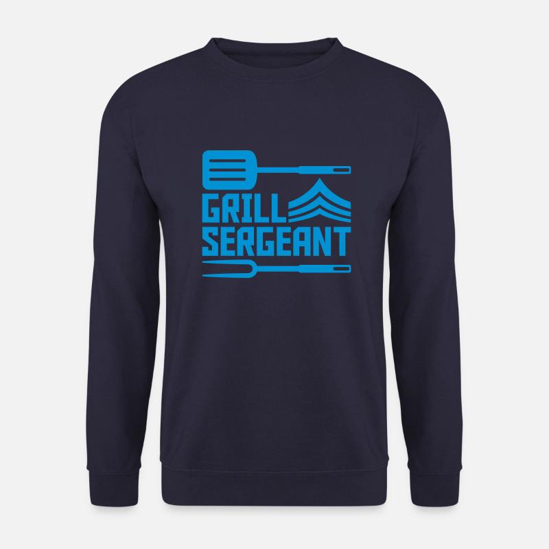 BBQ Grill Sergeant Grillmeister - Unisex Pullover - Navy