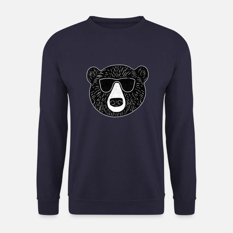 Brillenbär - Unisex Pullover - Navy