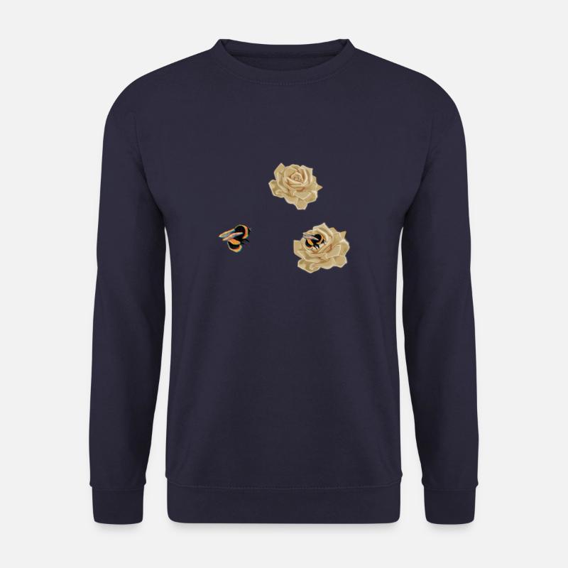 Rosenliebende Biene - Unisex Pullover - Navy