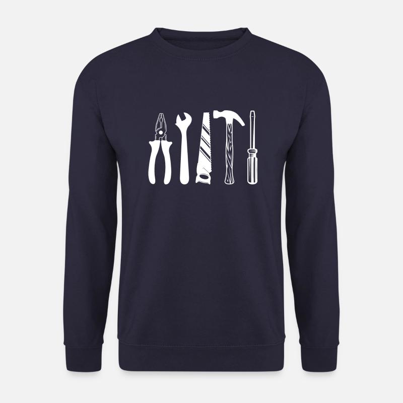 Craftsman Handyman Craft Tool Construction Site - Unisex Sweatshirt - navy