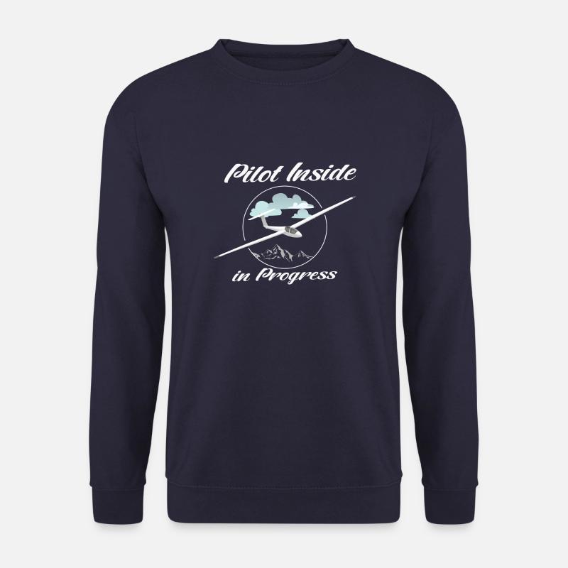 PILOT INSIDE IN BEARBEITUNG - Unisex Pullover - Navy