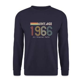 Épique et Légendaire né en 1966 : 58e anniversaire - Sweat-shirt Unisexe - marine - Devant - Alina (178cm) & Michal (187cm)