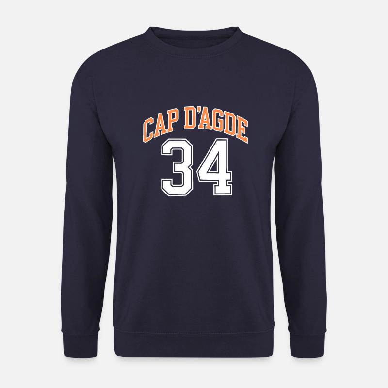 Cap d'Agde 34 - Sweat-shirt Unisexe - marine