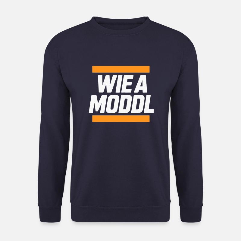Frankenwaldshirts - Wie a Moddl - Unisex Pullover - Navy