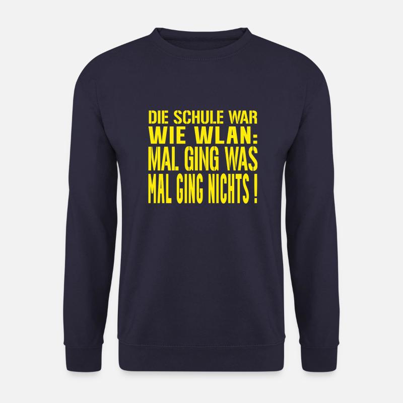 Abi Spruch WLAN - Unisex Pullover - Navy