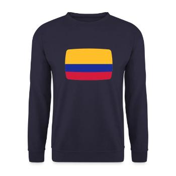 Drapeau de la Colombie Drapeau de la Colombie - Sweat-shirt Unisexe - marine - Devant - Alina (178cm) & Michal (187cm)