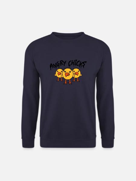 Angry Chicks - Unisex Sweatshirt - navy