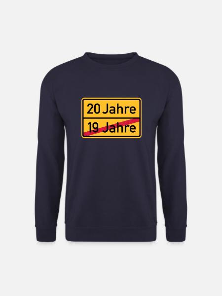 20. Geburtstag - Unisex Pullover - Navy