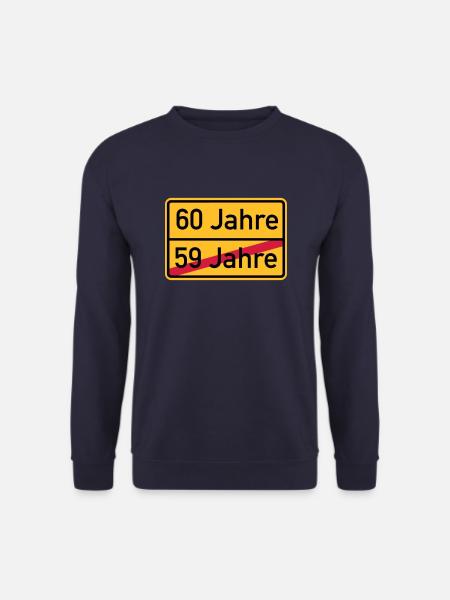 60. Geburtstag - Unisex Pullover - Navy