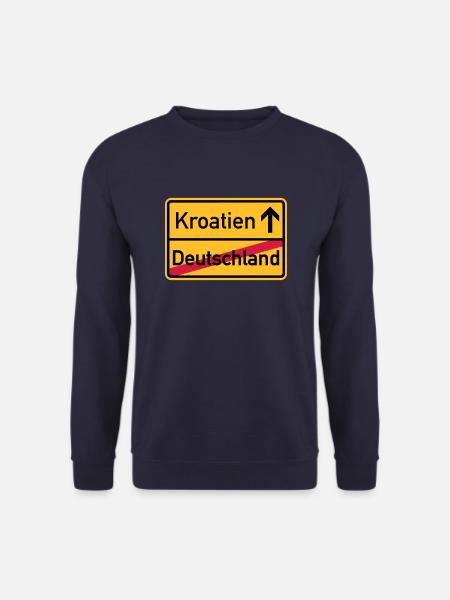 Kroatien - Unisex Pullover - Navy