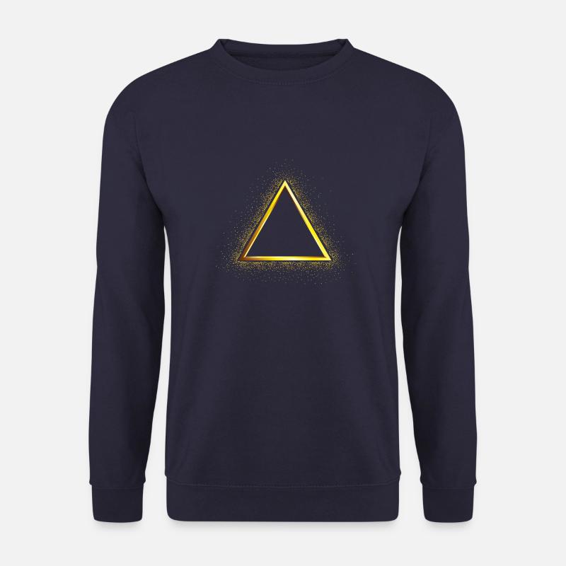 Dreieck Gold - Unisex Pullover - Navy