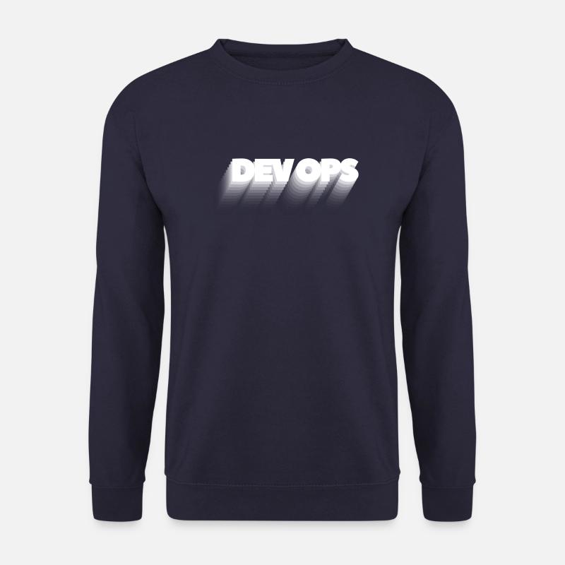 DEV OPS - by StartupWear - Unisex Pullover - Navy