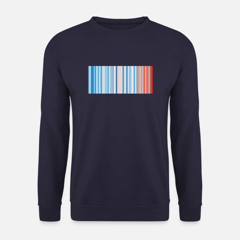 Warming Stripes Germany 1881-2020 - Unisex Pullover - Navy