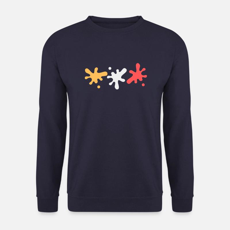 Taches de couleur dans les couleurs lesbiennes Pride - Sweat-shirt Unisexe - marine