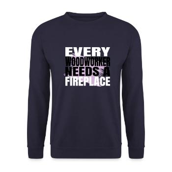 arboriculturist funny carpenter present idea love - Unisex Pullover - Navy - Vorne - Alina (178cm) & Michal (187cm)