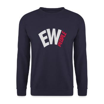 ew people citation drôle - Sweat-shirt Unisexe - marine - Devant - Alina (178cm) & Michal (187cm)