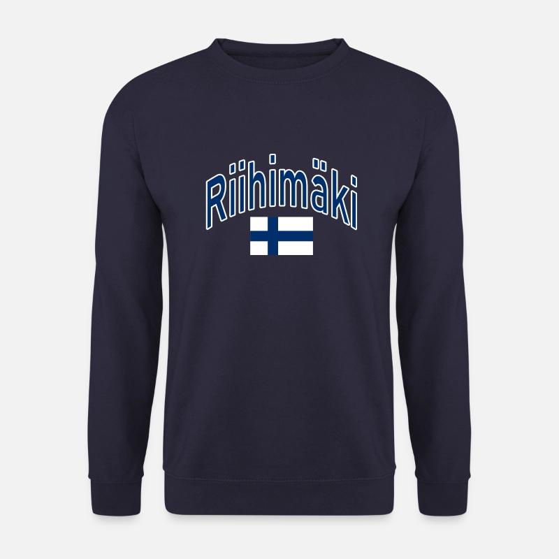 Riihimäki finland flag - Unisex Sweatshirt - navy