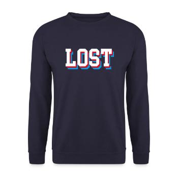 Mustard gas - Unisex Sweatshirt - navy - Front - Alina (178cm) & Michal (187cm)
