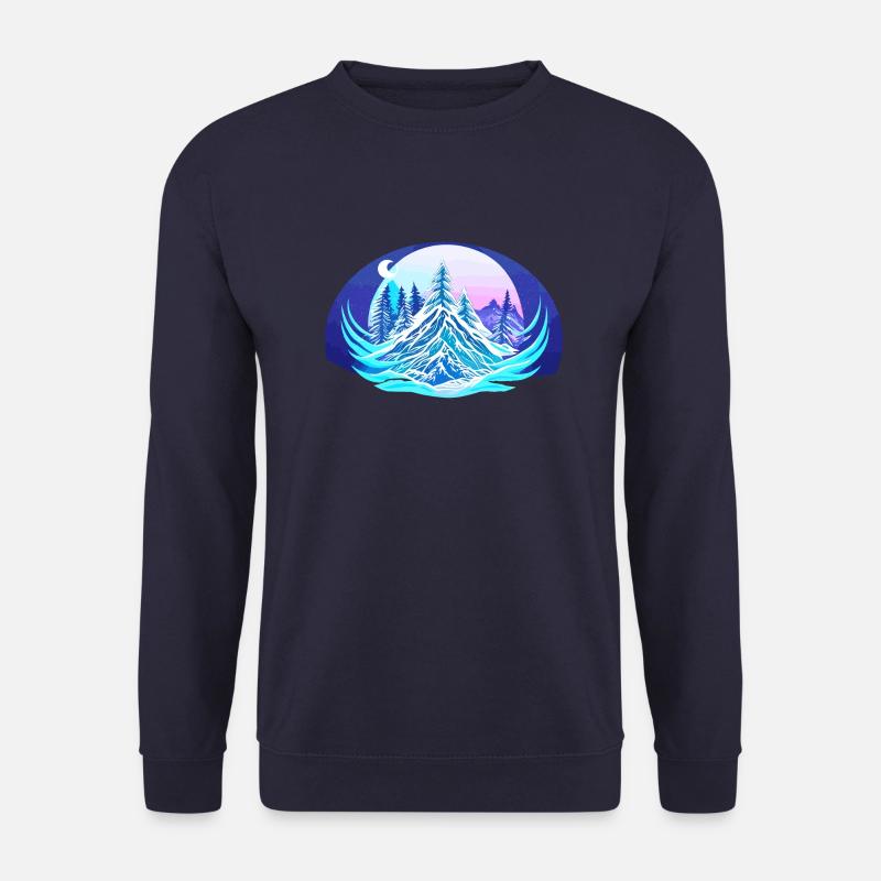 Winternacht - Unisex Pullover - Navy