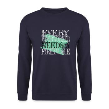 Arborists Jackhammer John Carpenter Tshirts - Unisex Sweatshirt - navy - Front - Alina (178cm) & Michal (187cm)
