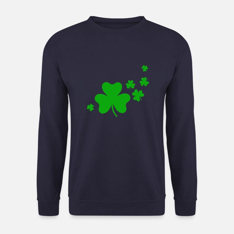 Shamrocks - Unisex Pullover - Navy