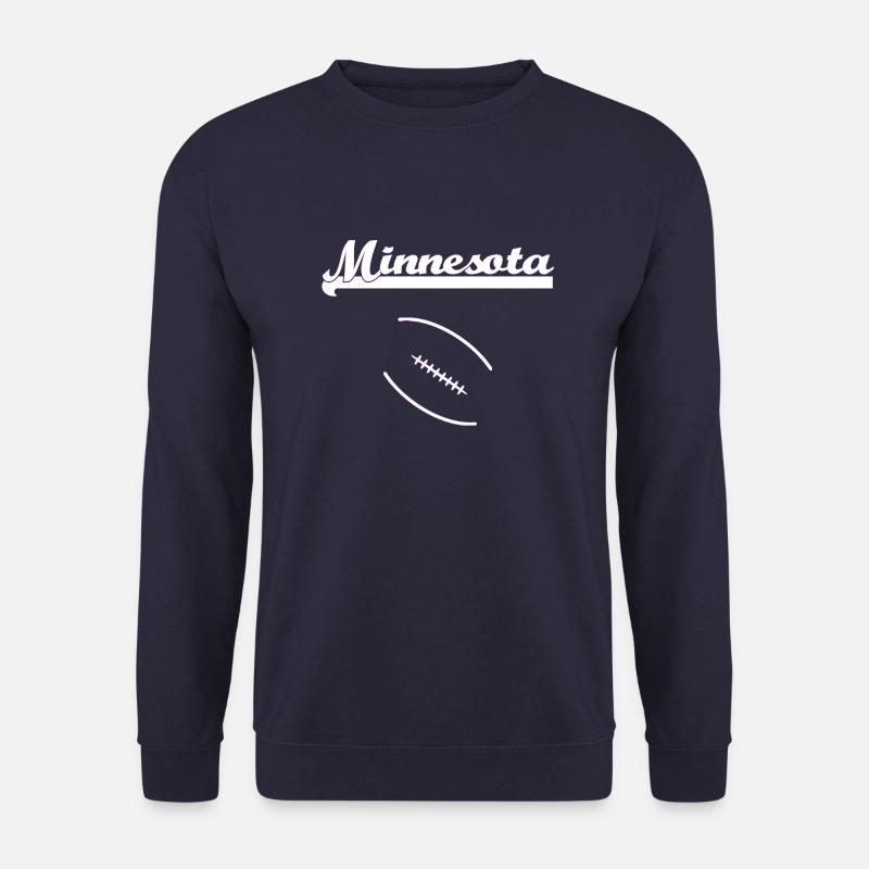 Minnesota + Logo - Unisex Pullover - Navy