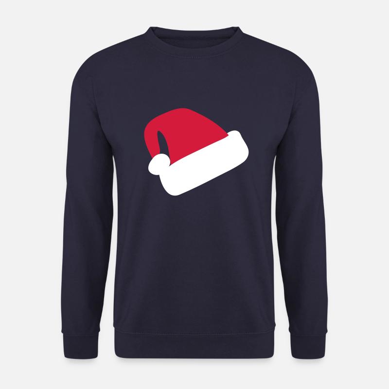 Santa Hat - Unisex Pullover - Navy