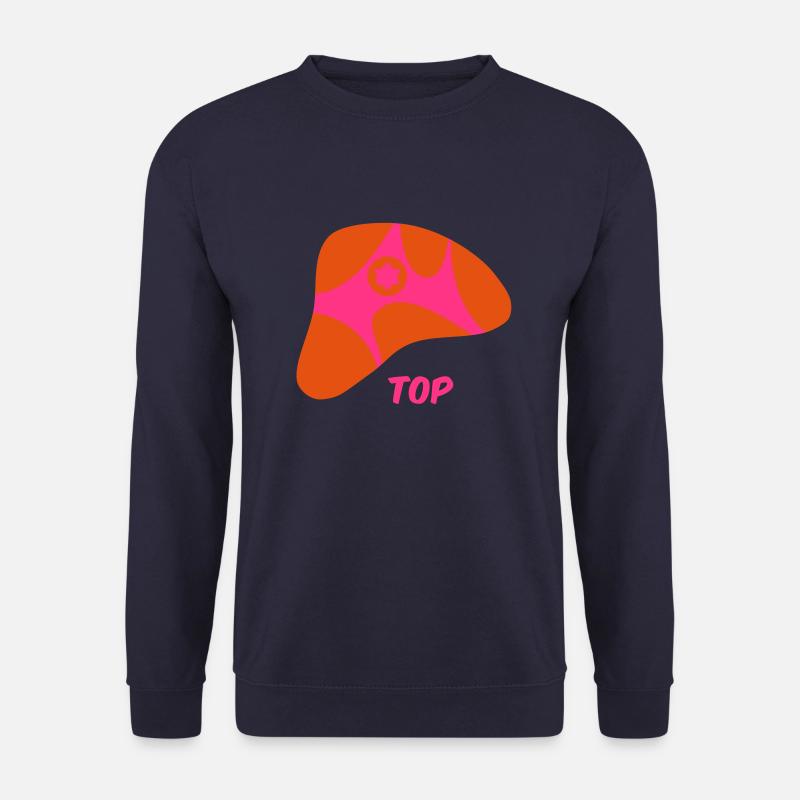 Bouldergriff-Top - Unisex Pullover - Navy